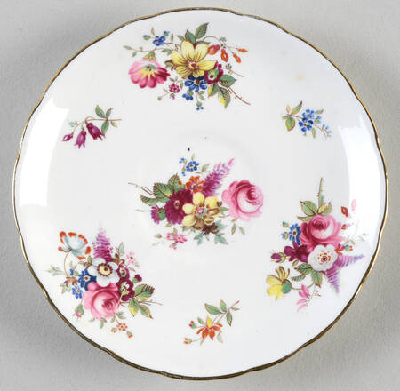 Howard Sprays (Scalloped, Not Embossed) Saucer for Demitasse Cup