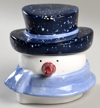 Winter Frost Lid for Figural Cookie Jar
