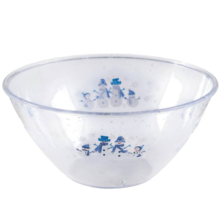 Winter Frost 6" Plastic All Purpose Bowl
