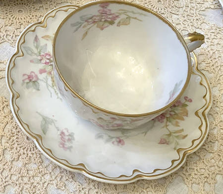 H2390 Footed Cup & Saucer Set