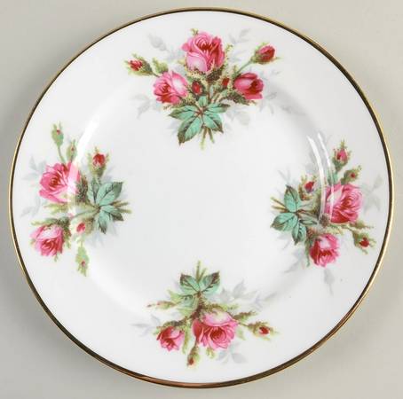 Grandmother's Rose (Smooth) Salad Plate