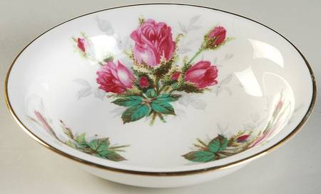Grandmother's Rose (Smooth) Fruit/Dessert (Sauce) Bowl