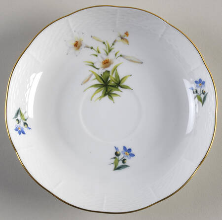 Flowers of Bermuda Saucer for Chocolate Cup