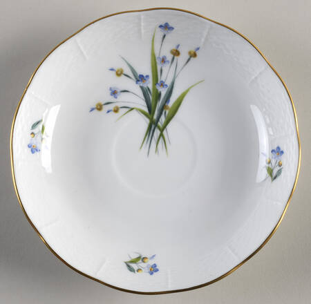 Flowers of Bermuda Saucer for Chocolate Cup
