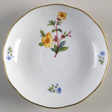 Flowers of Bermuda Saucer for Chocolate Cup