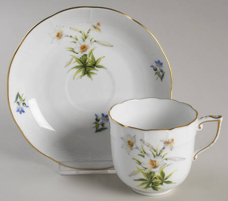 Flowers of Bermuda Chocolate Cup & Saucer Set