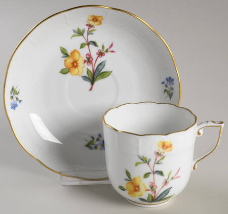 Flowers of Bermuda Chocolate Cup & Saucer Set