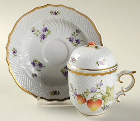Sophianae 3-Piece Pot de Creme with Underplate