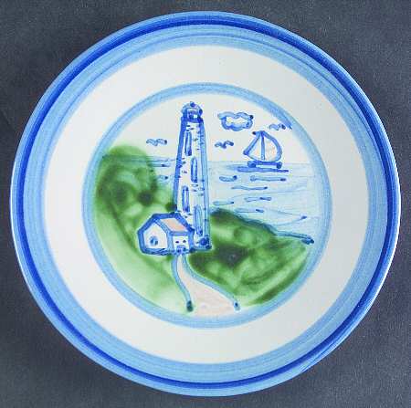 Lighthouse Salad/Dessert Plate