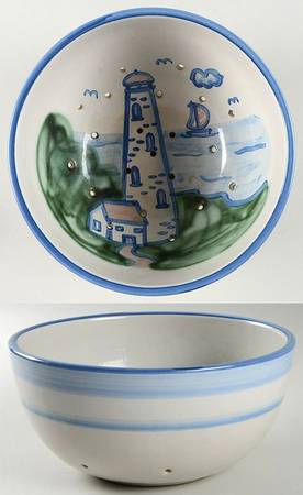 Lighthouse Ceramic Colander