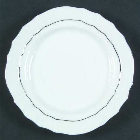 Platinum Edge Bread & Butter Plate