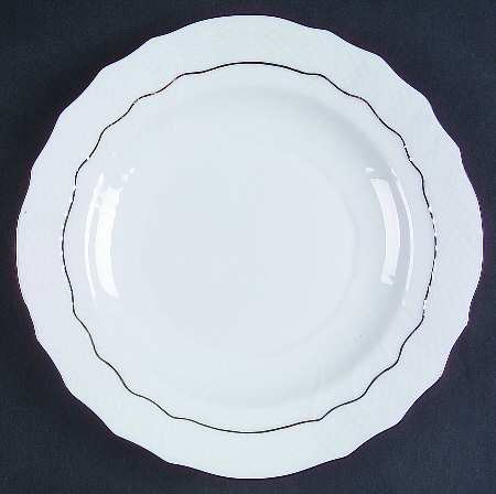 Platinum Edge Salad Plate