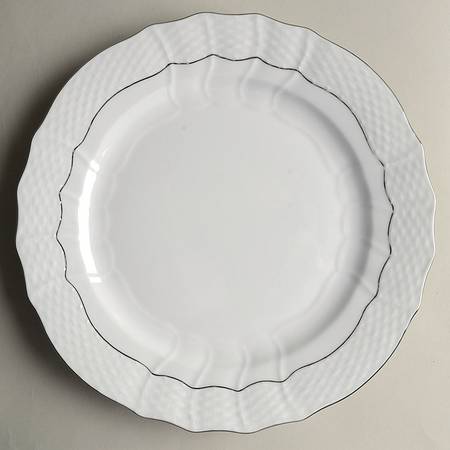 Platinum Edge Service Plate (Charger)