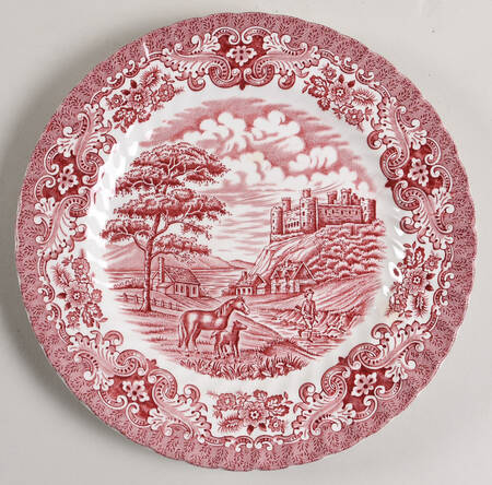Olde Country Castles Red by Hostess Tableware