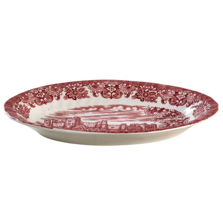 Olde Country Castles Red Relish/Gravy Underplate
