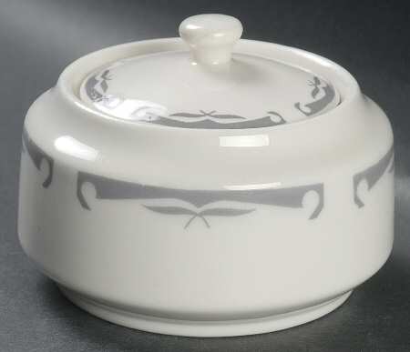 Gray Wing Sugar Bowl & Lid