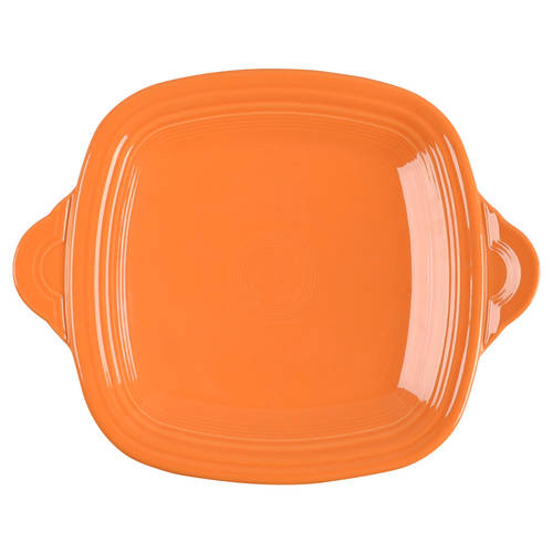 Fiesta Tangerine (Intro 2003) Handled Square Tray