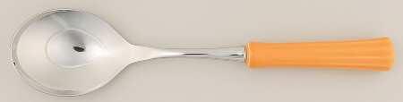 Fiesta Tangerine (Intro 2003) Serving Spoon with Stainless Bowl