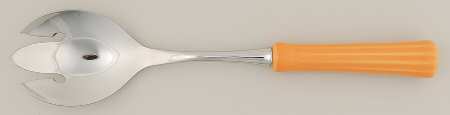 Fiesta Tangerine (Intro 2003) Slotted Serving Spoon with Stainless Bowl