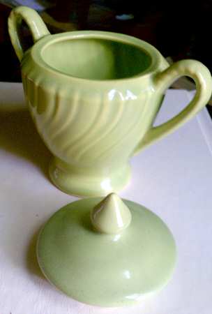 Capistrano Chartreuse Sugar Bowl & Lid