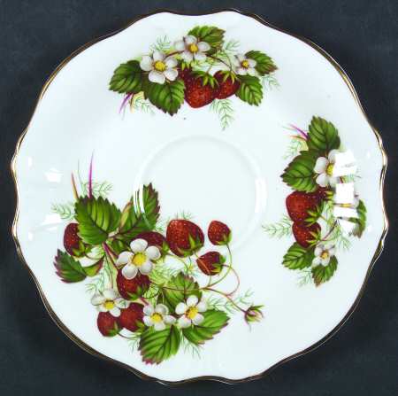 Strawberry Ripe Saucer for Cream Soup Bowl