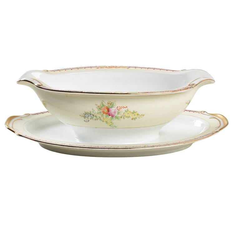 HIR45 Gravy Boat with Attached Underplate