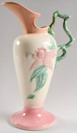 Woodland Peach Pink (Glossy) 14" Ewer
