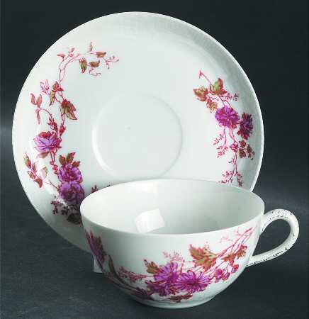 Schleiger 77-3 Flat Cup & Saucer Set