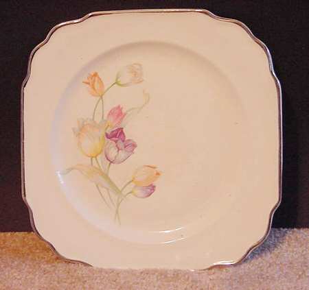 Pastel Tulip (Virginia Shape) Salad Plate