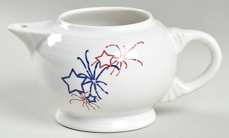 Fiesta Fireworks Small Teapot No Lid