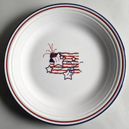 Fiesta Stars &amp; Stripes by Homer Laughlin 
