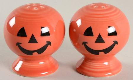 Fiesta Happy Pumpkin (Persimmon) Salt & Pepper Set