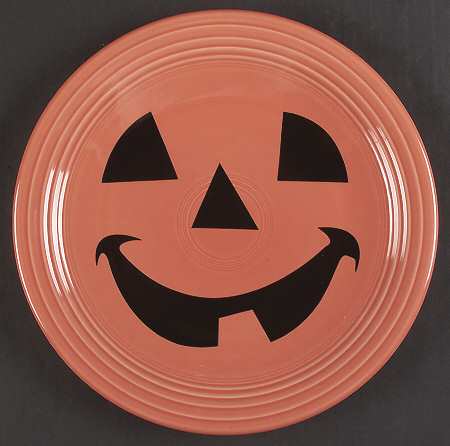Fiesta Happy Pumpkin (Persimmon) 12" Chop Plate (Round Platter)
