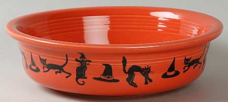 Fiesta Happy Pumpkin (Persimmon) 10" Round Vegetable Bowl