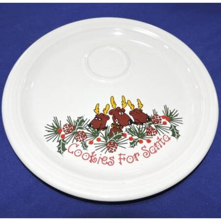 Fiesta Cookies For Santa Snack Plate