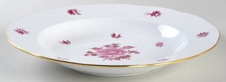 Nanking Bouquet Pink (NBP) Rim Soup Bowl