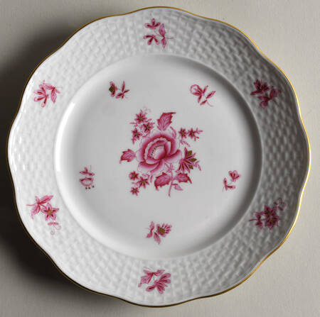 Nanking Bouquet Pink (NBP) Salad Plate by Herend