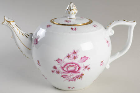 Nanking Bouquet Pink (NBP) Teapot & Lid by Herend