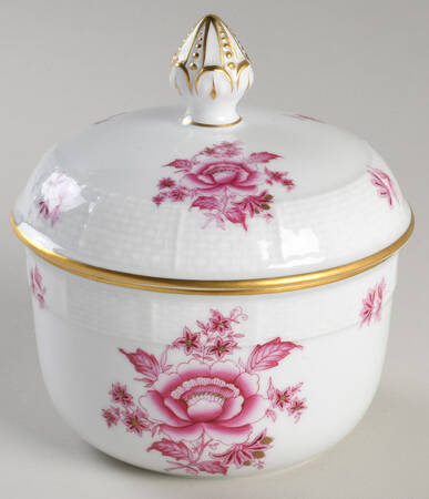 Nanking Bouquet Pink (NBP) Sugar Bowl & Lid