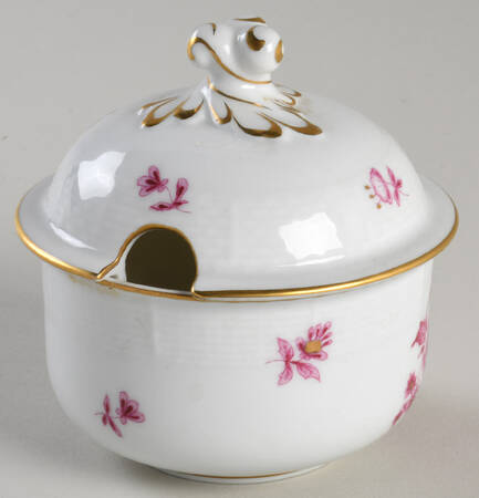 Nanking Bouquet Pink (NBP) Jam/Jelly & Lid by Herend