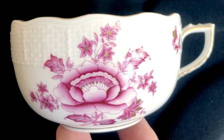 Nanking Bouquet Pink (NBP) Flat Cup
