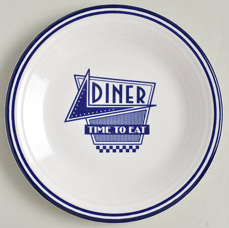 Fiesta Diner Cobalt Salad Plate