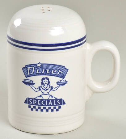 Fiesta Diner Cobalt Stove Top Pepper Shaker