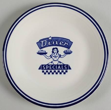 Fiesta Diner Cobalt Salad Plate