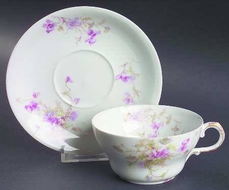Schleiger 147-2 Flat Cup & Saucer Set