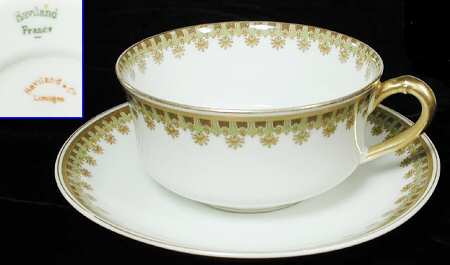 Schleiger 1212-1 Flat Cup & Saucer Set