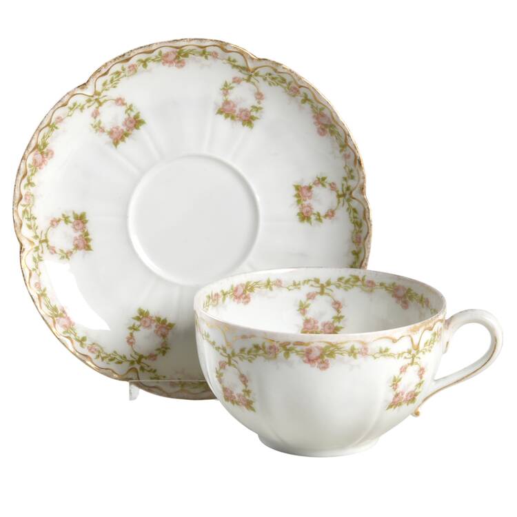 Schleiger 1142-1 Oversized Cup & Saucer Set
