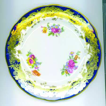 591 Cobalt Blue Salad Plate