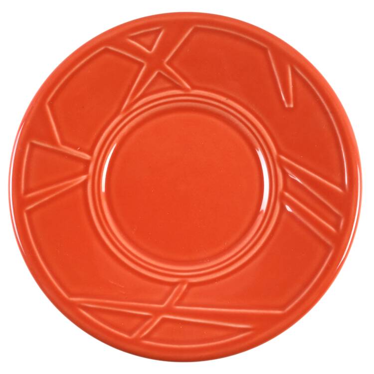 Fiesta 2000 Persimmon Saucer for a Mug/Cup