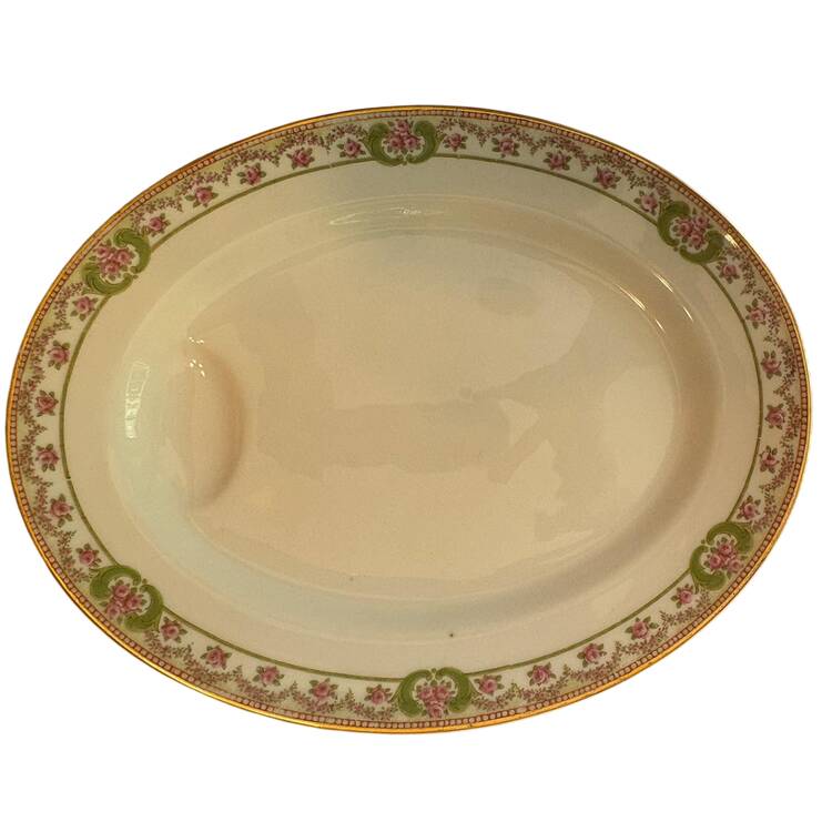 Schleiger 866-1 11" Oval Serving Platter with Well